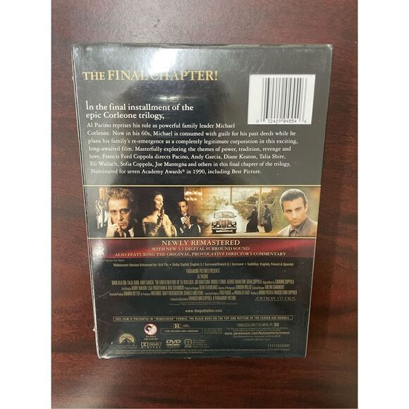 NWT The Godfather Part 3 DVD - Picture 2 of 2